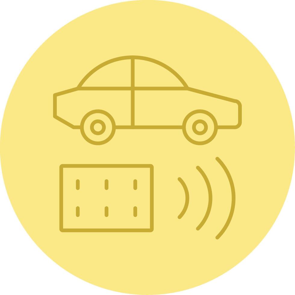 Remote Vehicle Line Circle Multicolor Icon vector