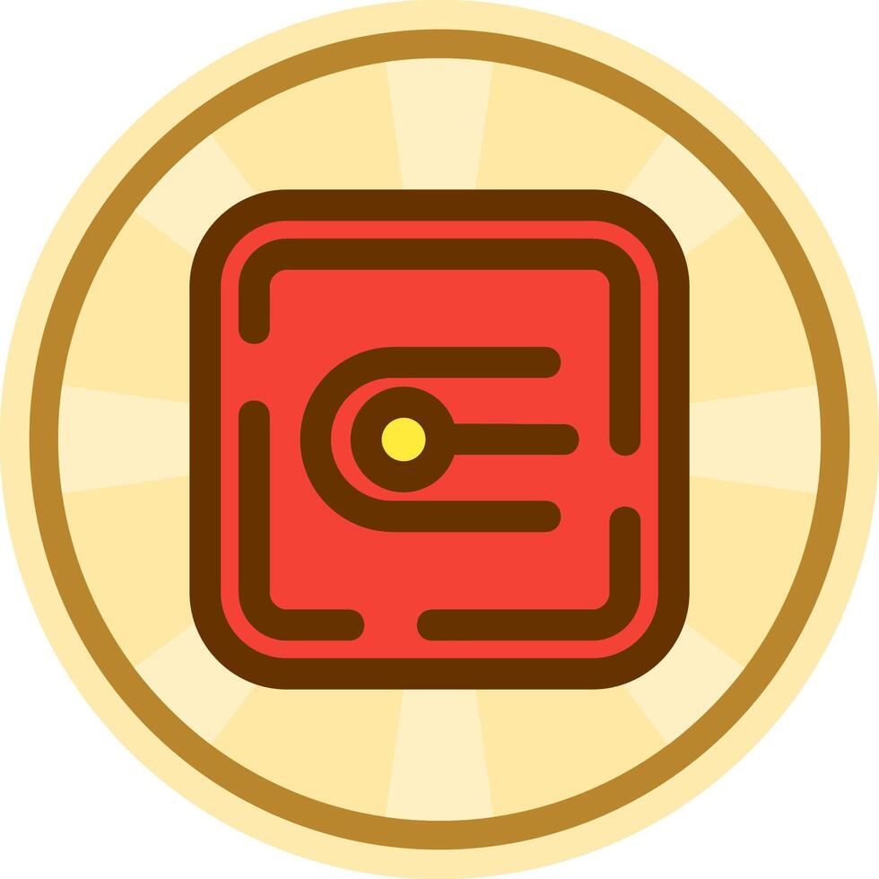 Endpoint Comic circle Icon vector