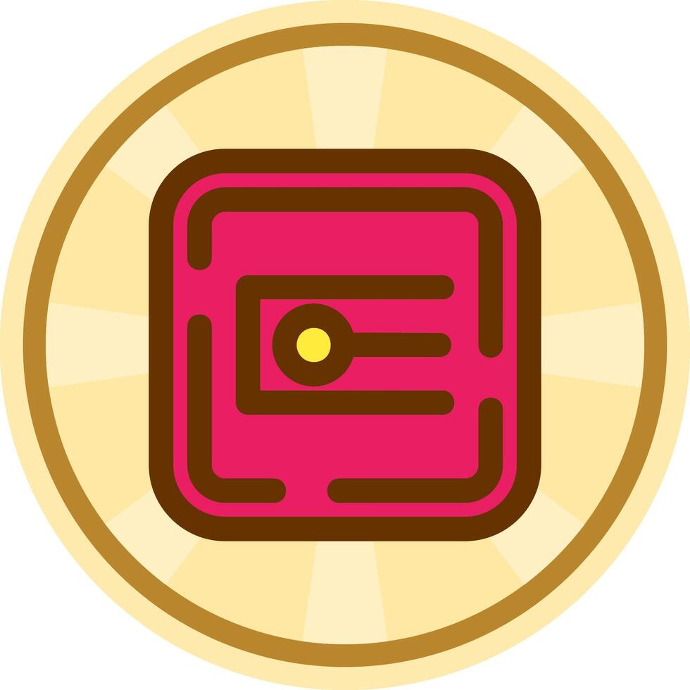 Endpoint Comic circle Icon vector