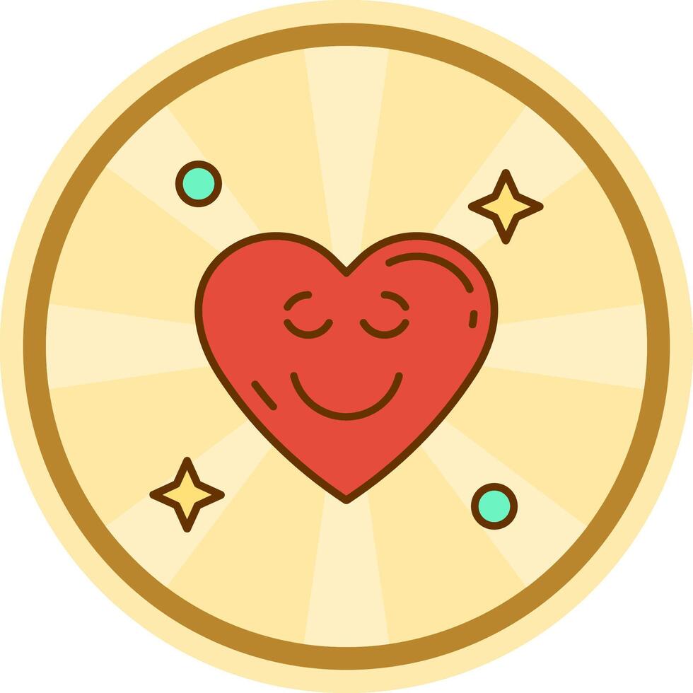 Relieved Comic circle Icon vector