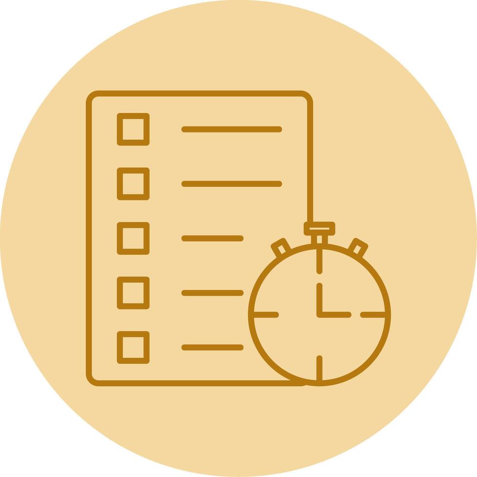 Track Of Time Line Circle Multicolor Icon vector