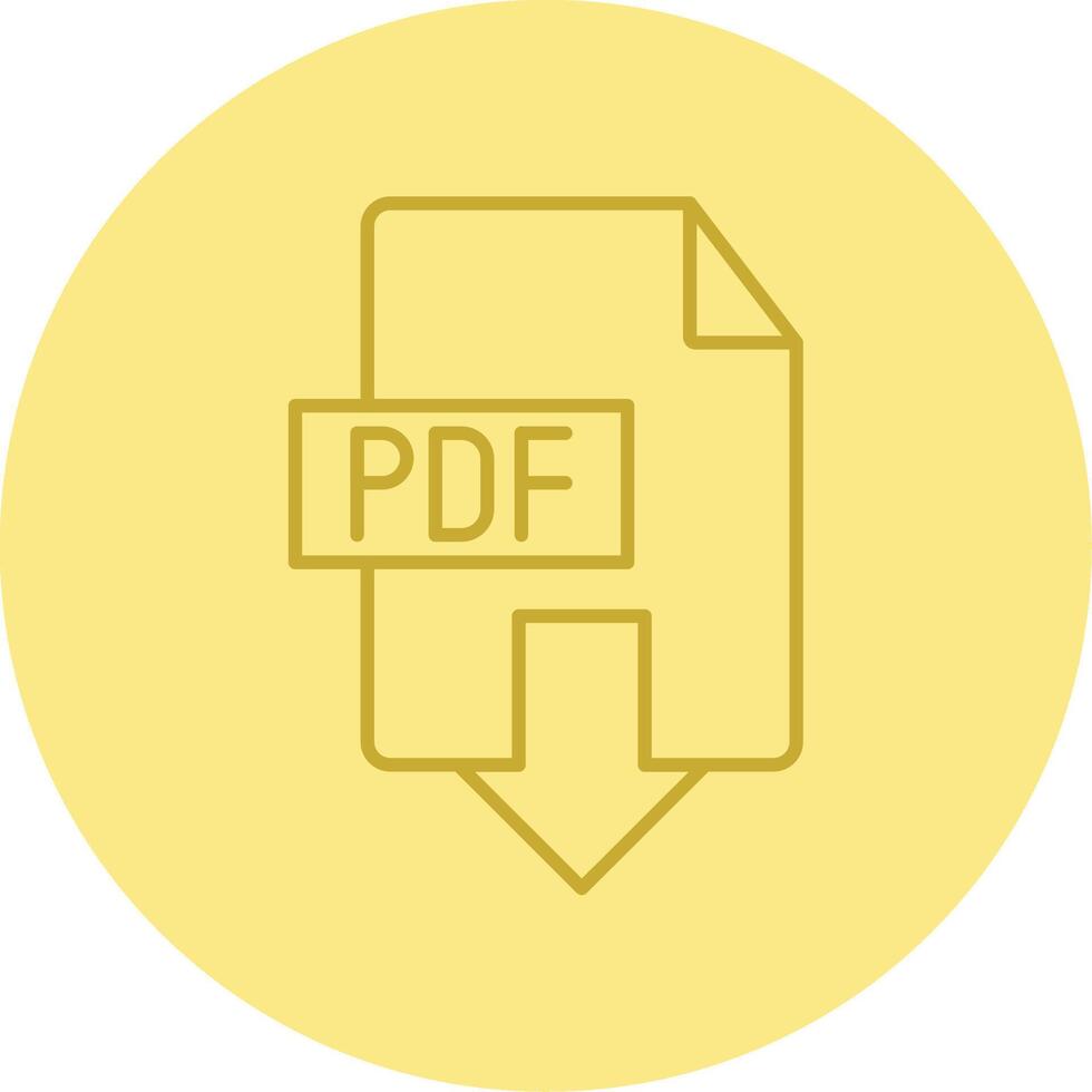 Download PDF Line Circle Multicolor Icon vector
