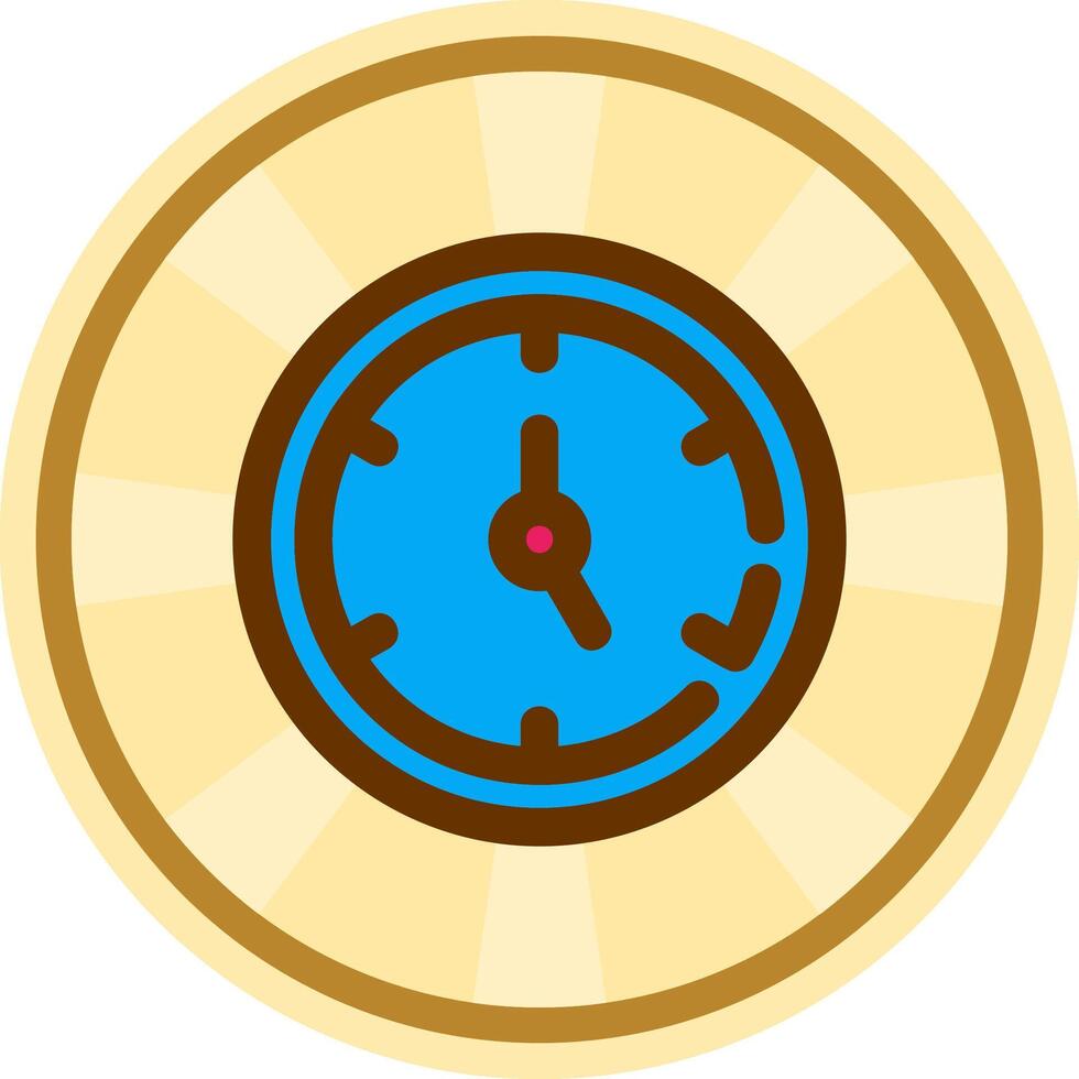 Timer Comic circle Icon vector