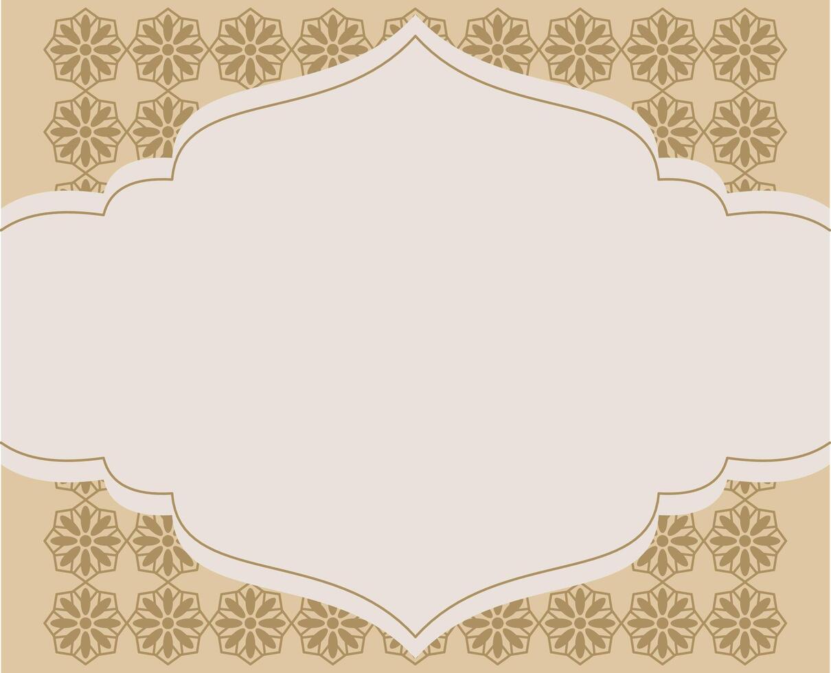 ramadhan kareem with lantern background decoration vector