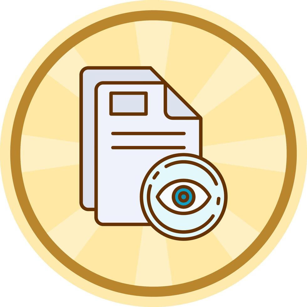 leer cómic circulo icono vector