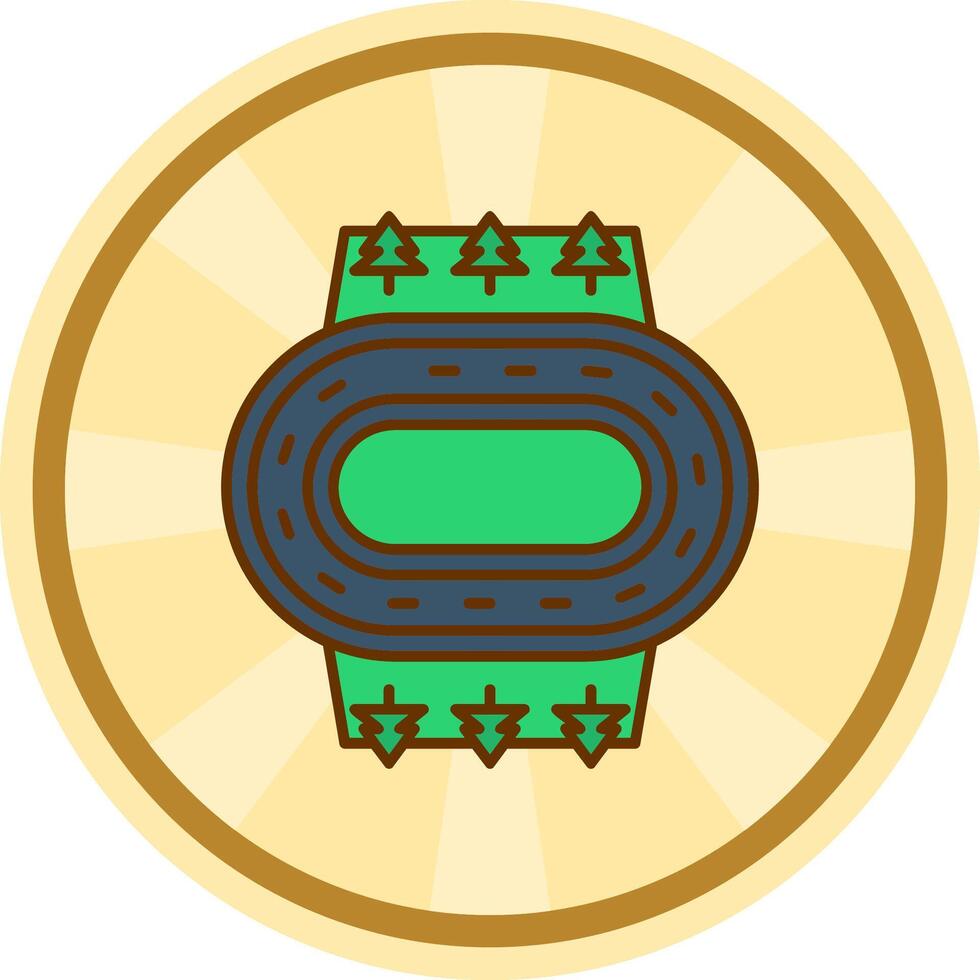 límite cómic circulo icono vector