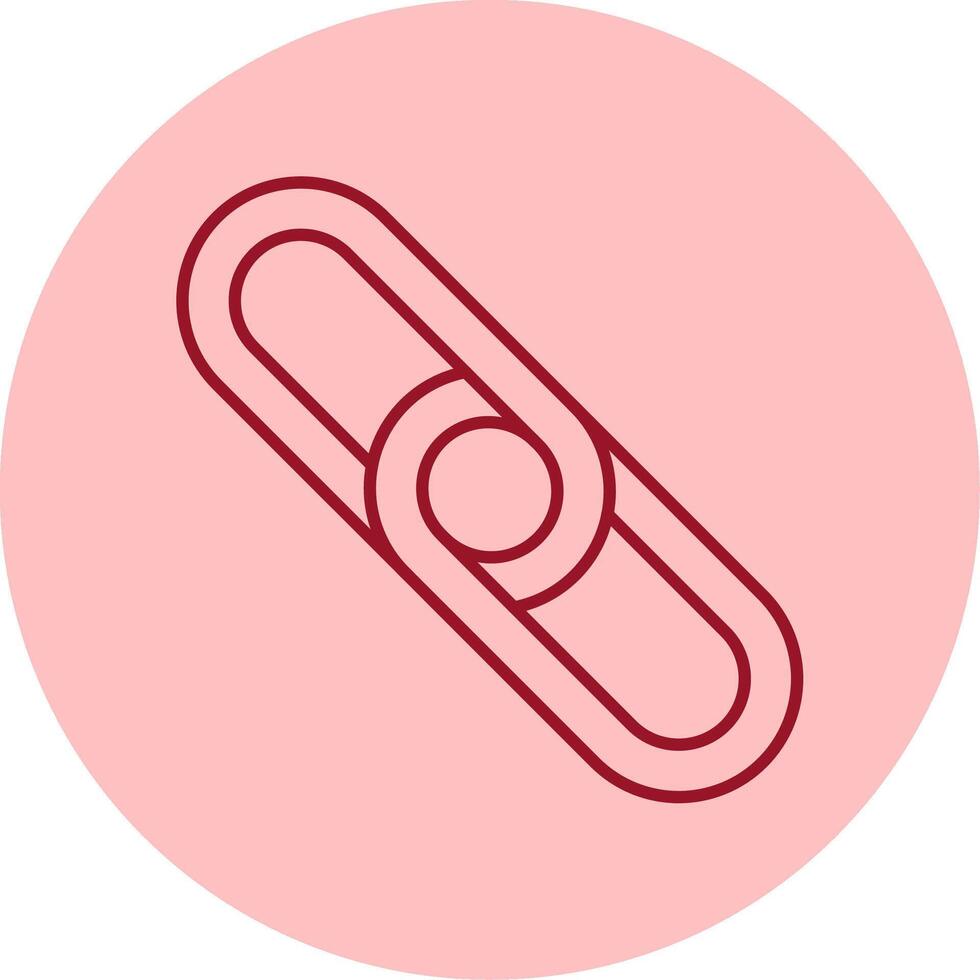 Backlink Line Circle Multicolor Icon vector