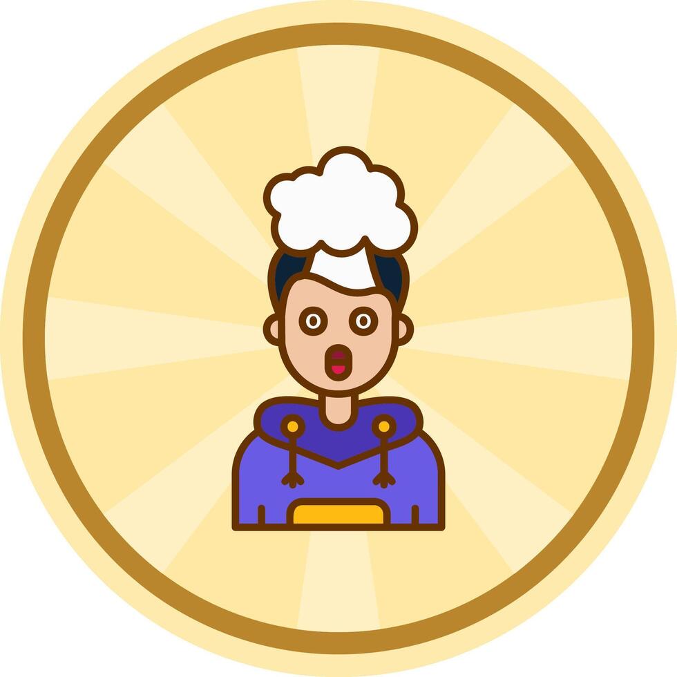 Exploding Comic circle Icon vector