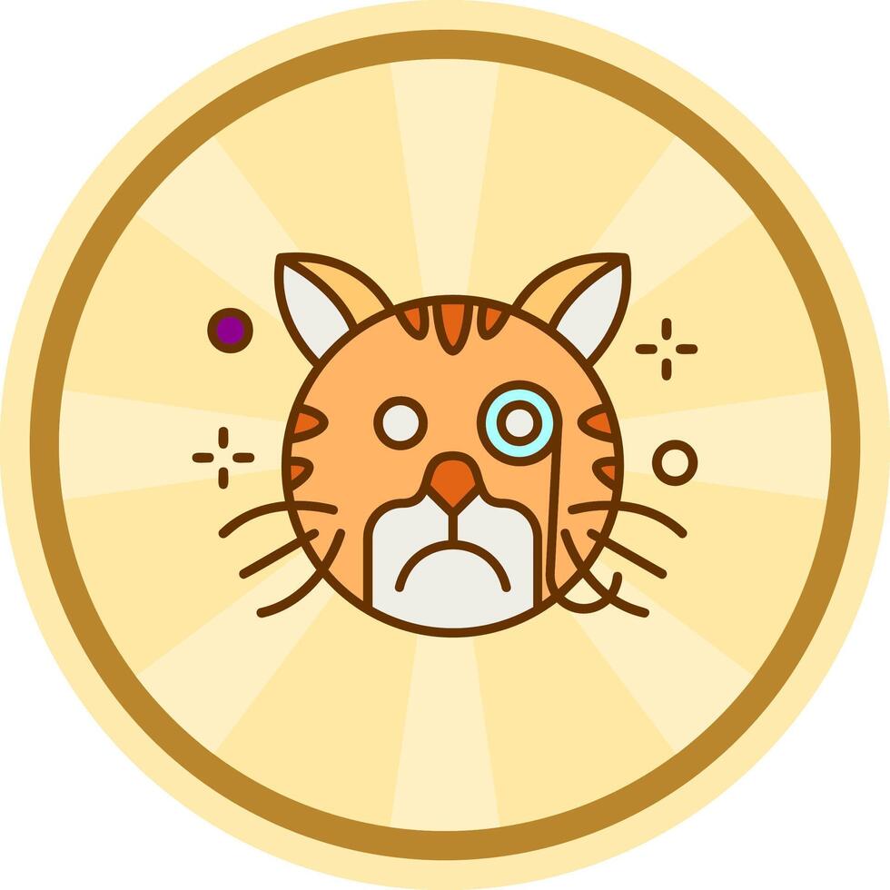 Detective Comic circle Icon vector