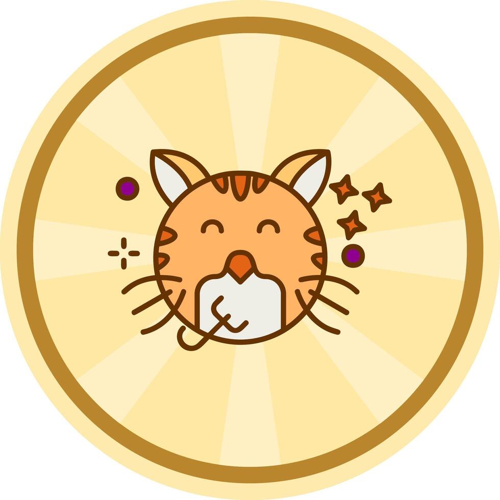 Congratulation Comic circle Icon vector