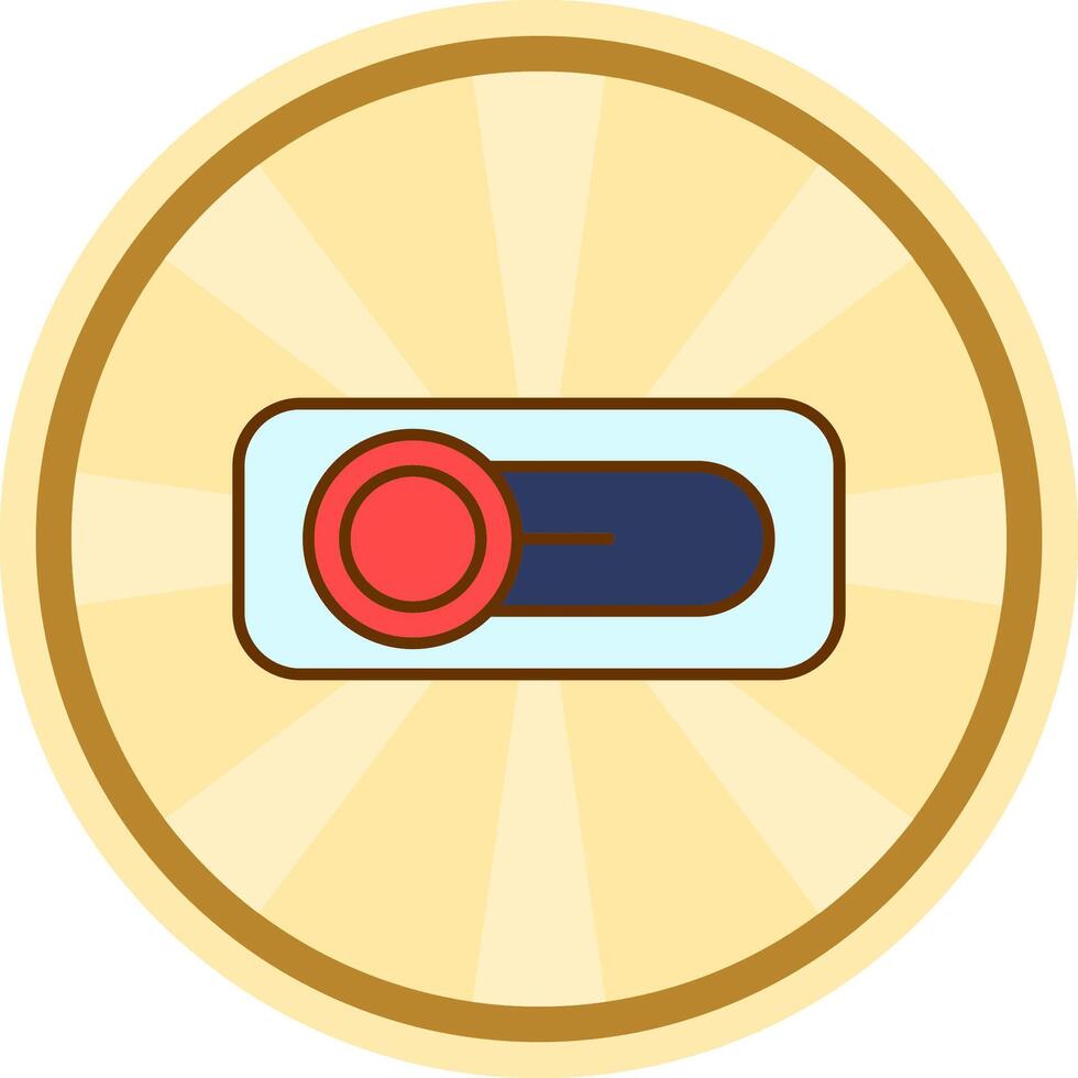 Switch Comic circle Icon vector
