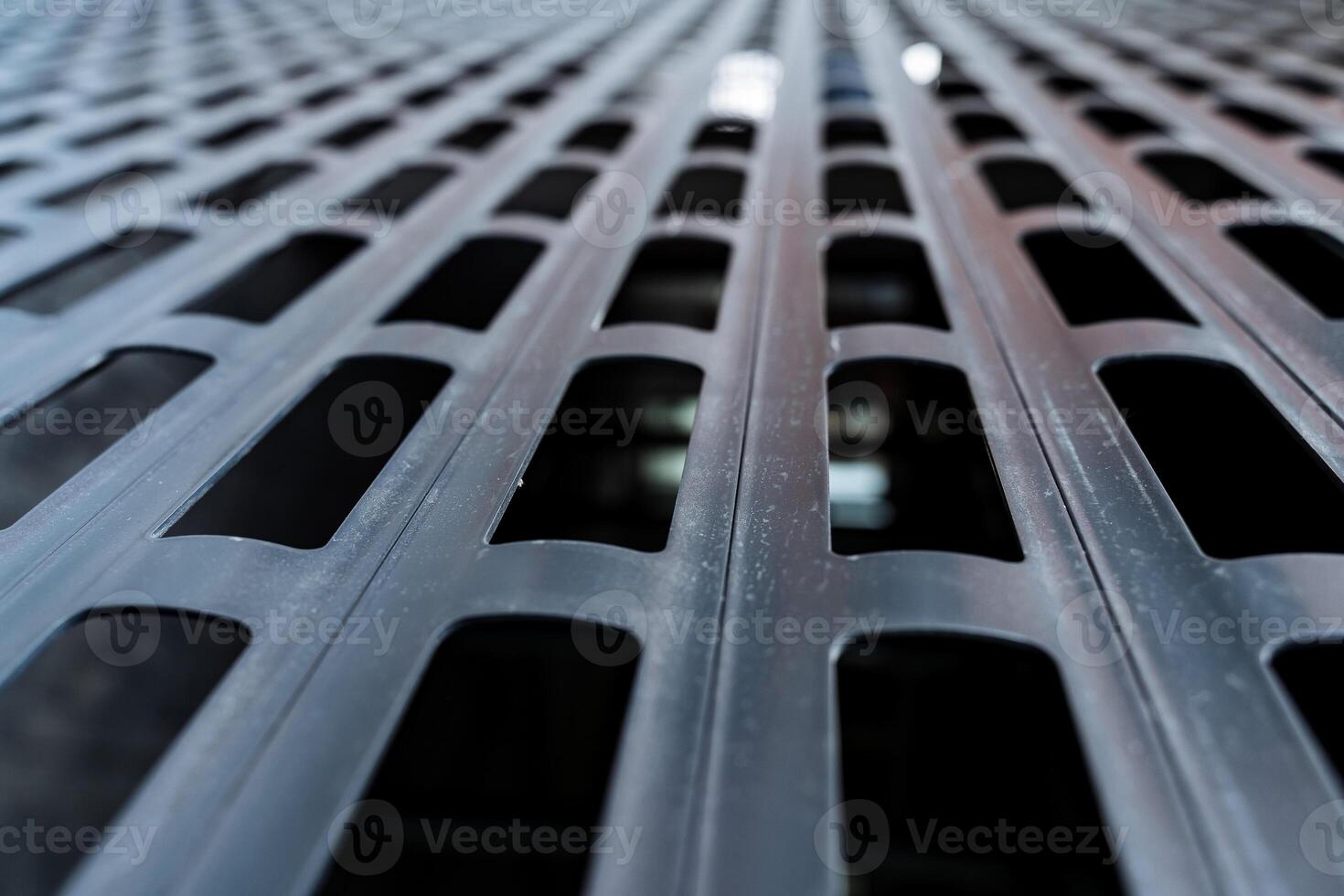 black grid with large cells, background image, blurred background photo