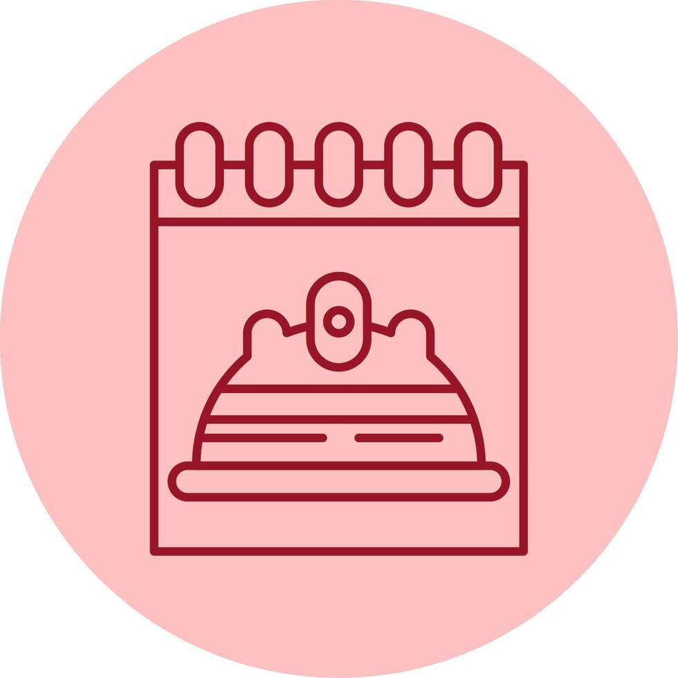 Labour Day Line Circle Multicolor Icon vector