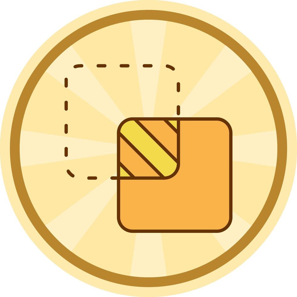 Unite Comic circle Icon vector