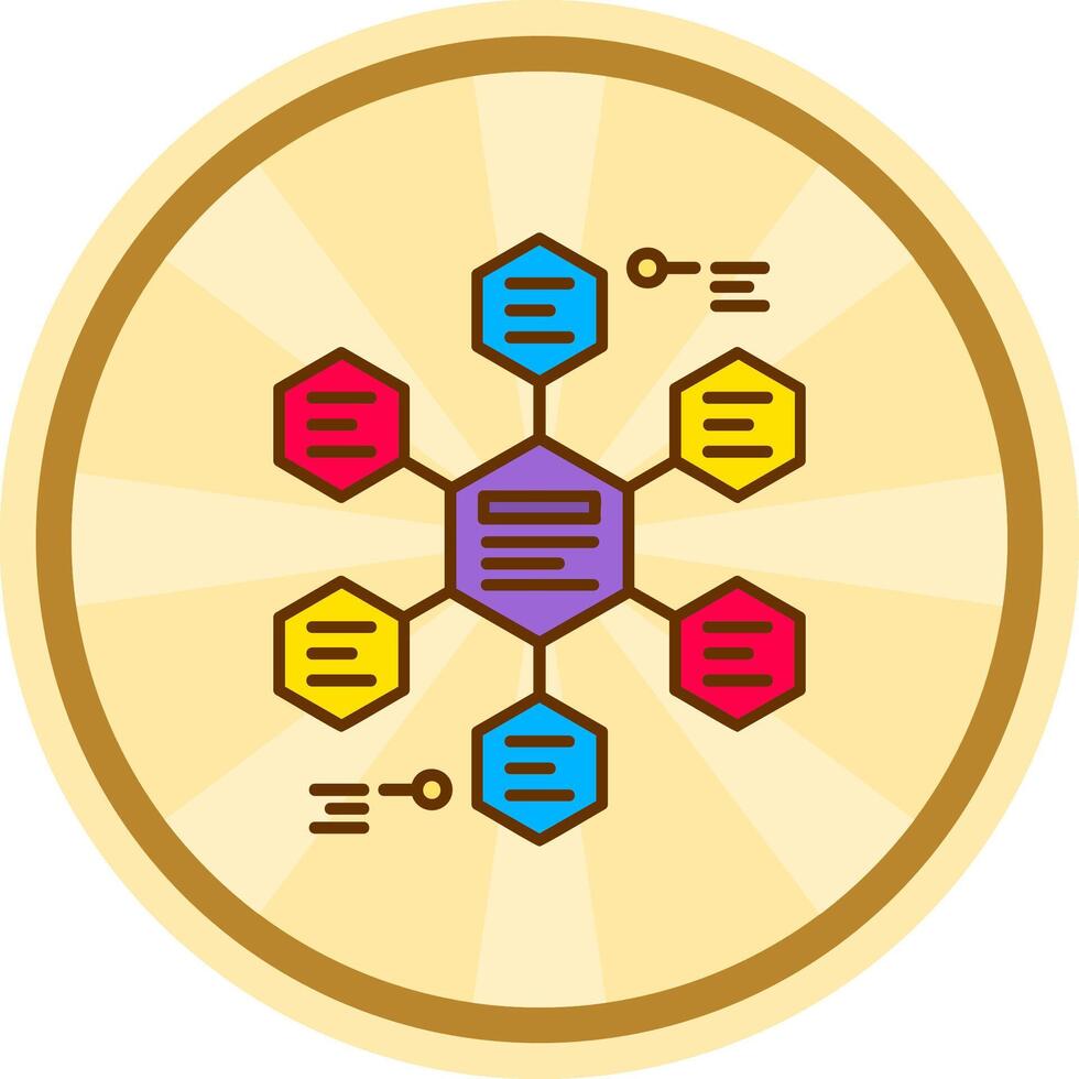 Relation Comic circle Icon vector