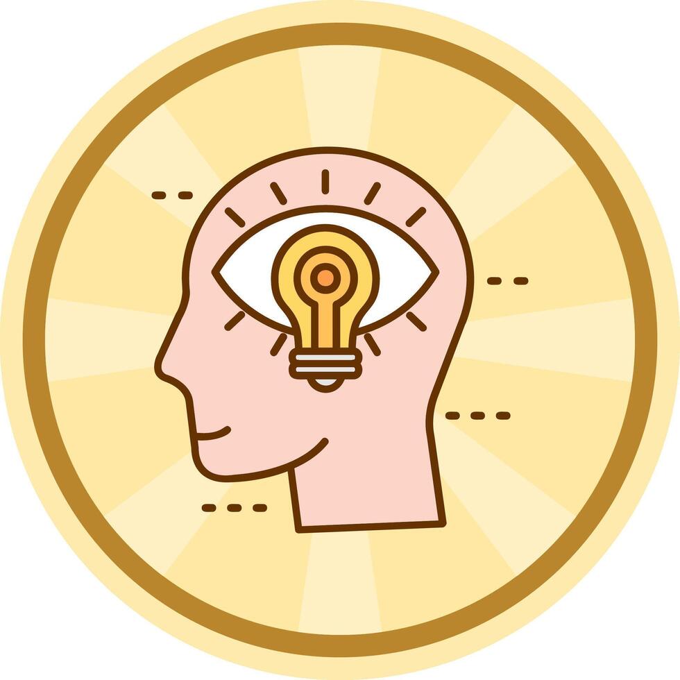 Visualization Comic circle Icon vector