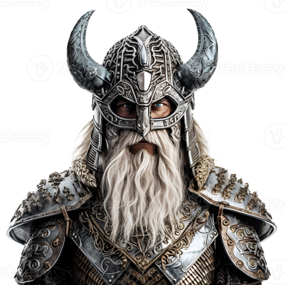 AI generated Viking Warrior Armor Ancient War Armor Medieval Armor No Background png