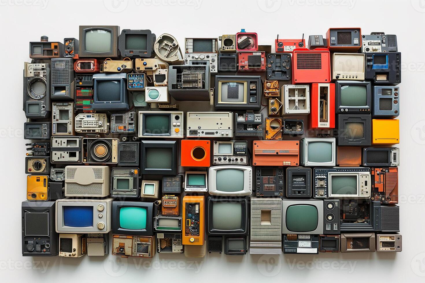 Vintage Electronics Array   Nostalgic Showcase photo