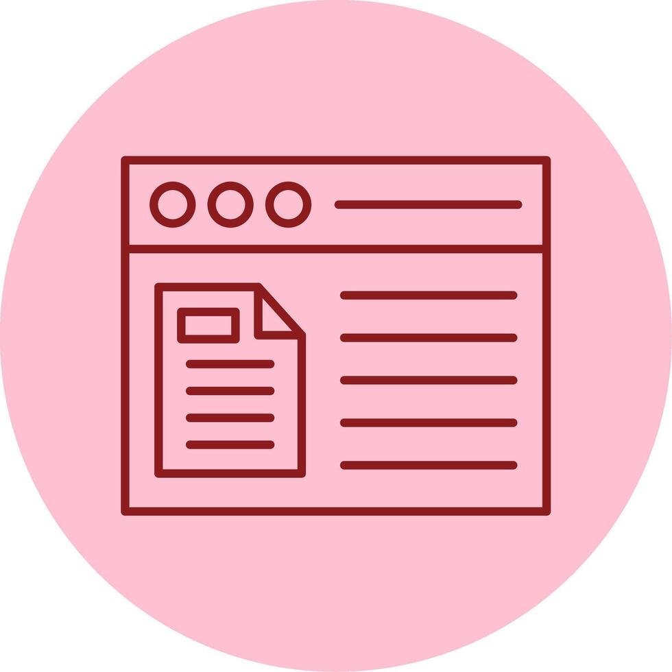 File Line Circle Multicolor Icon vector