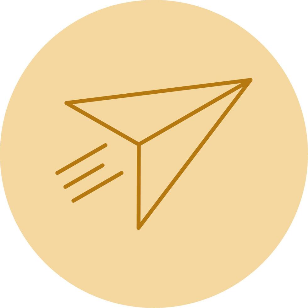 Send Line Circle Multicolor Icon vector