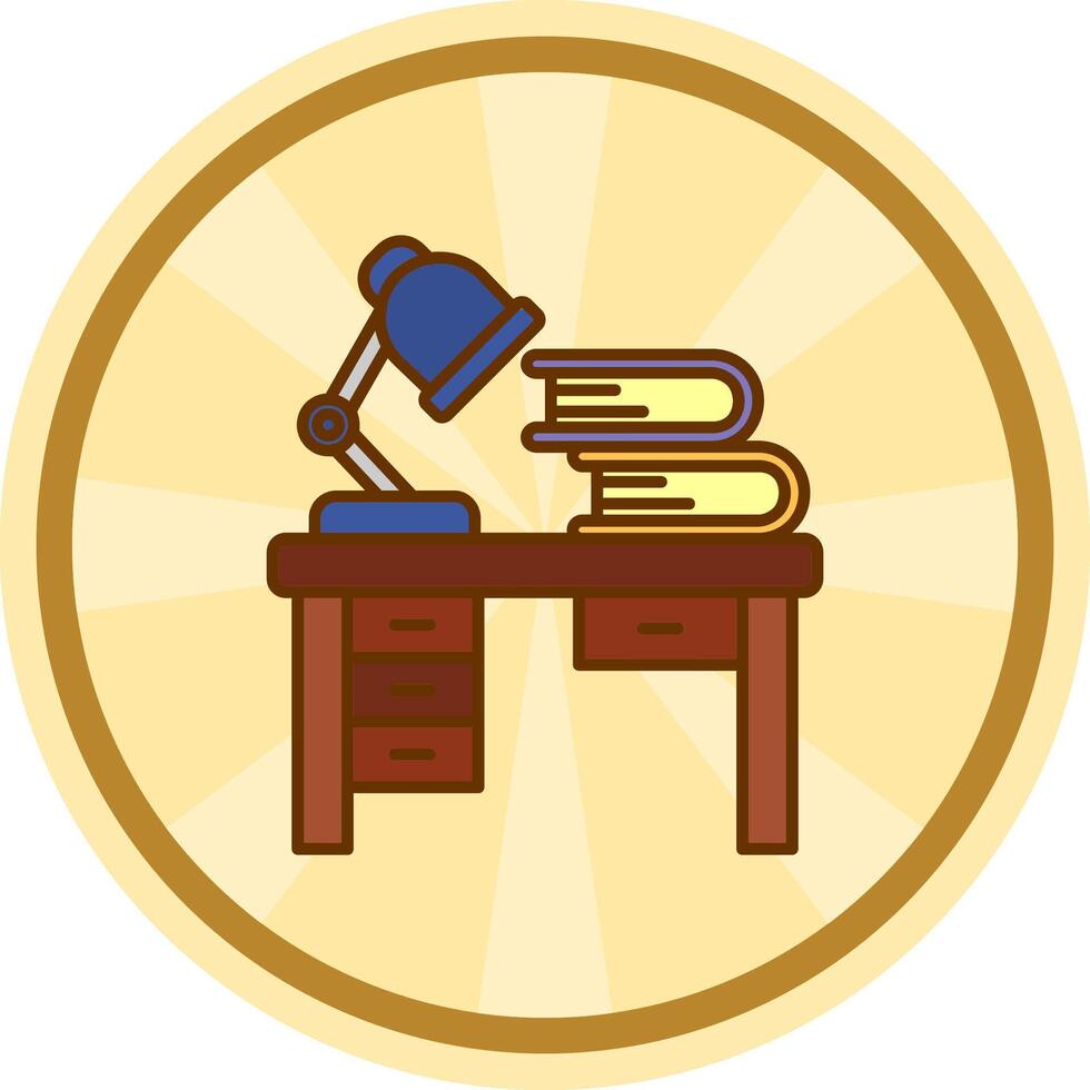 Workspace Comic circle Icon vector