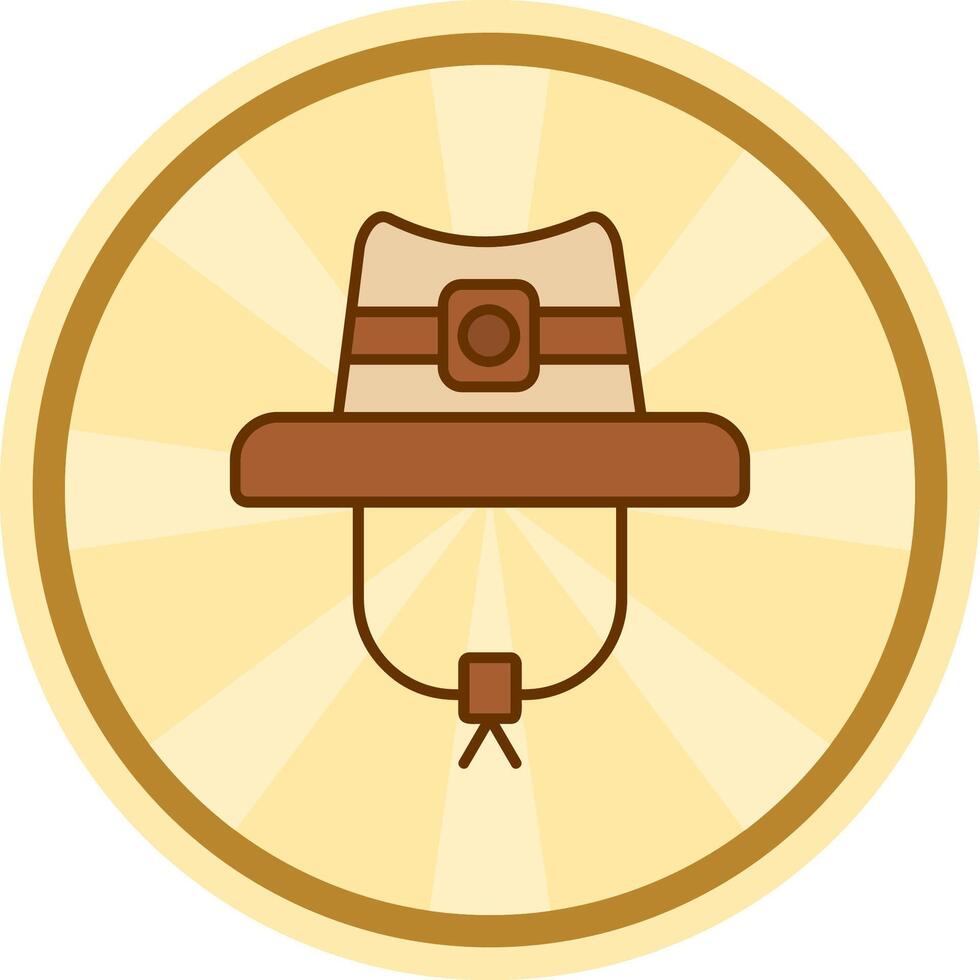 Hat Comic circle Icon vector