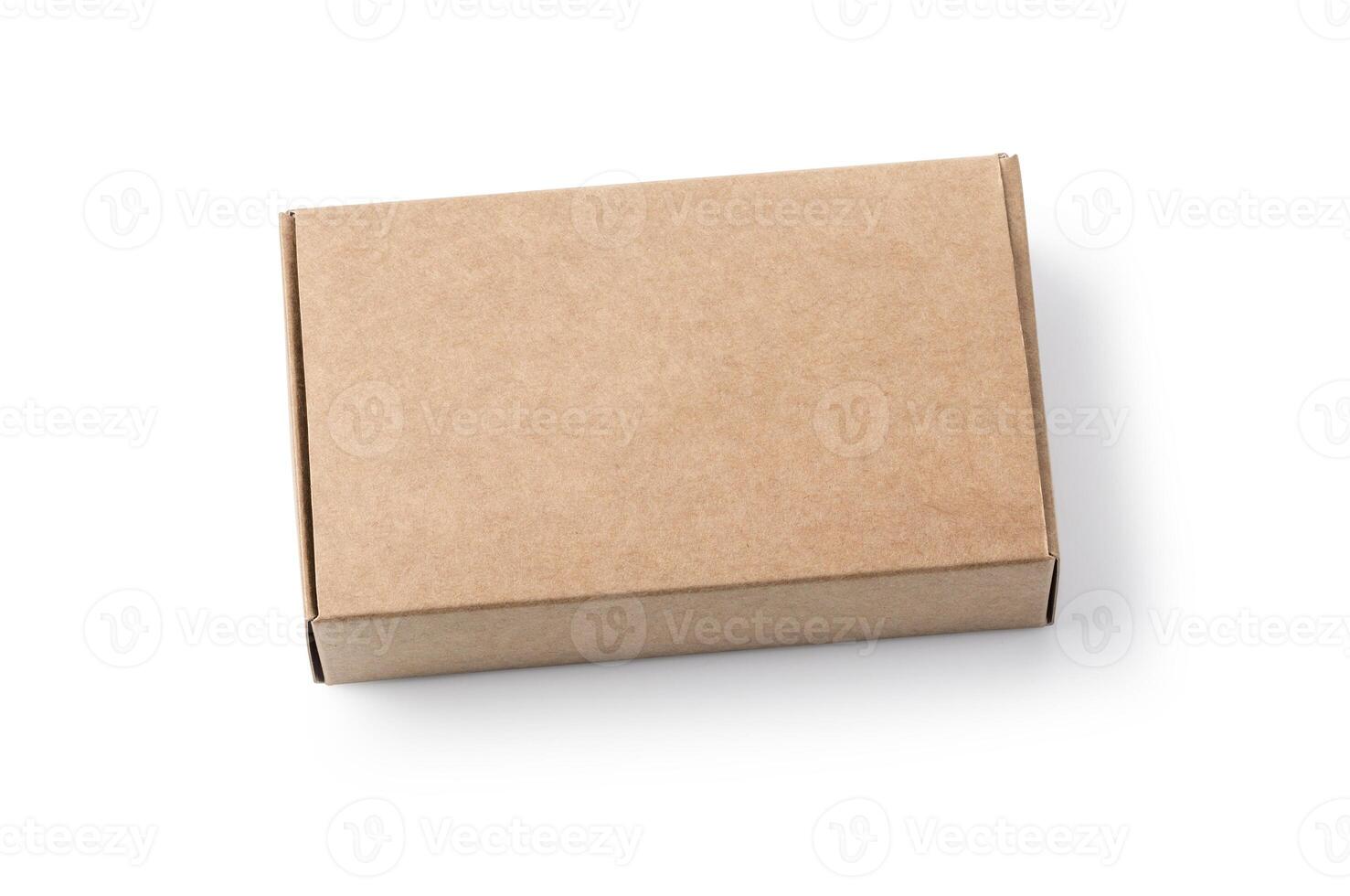 Blank paper box package photo