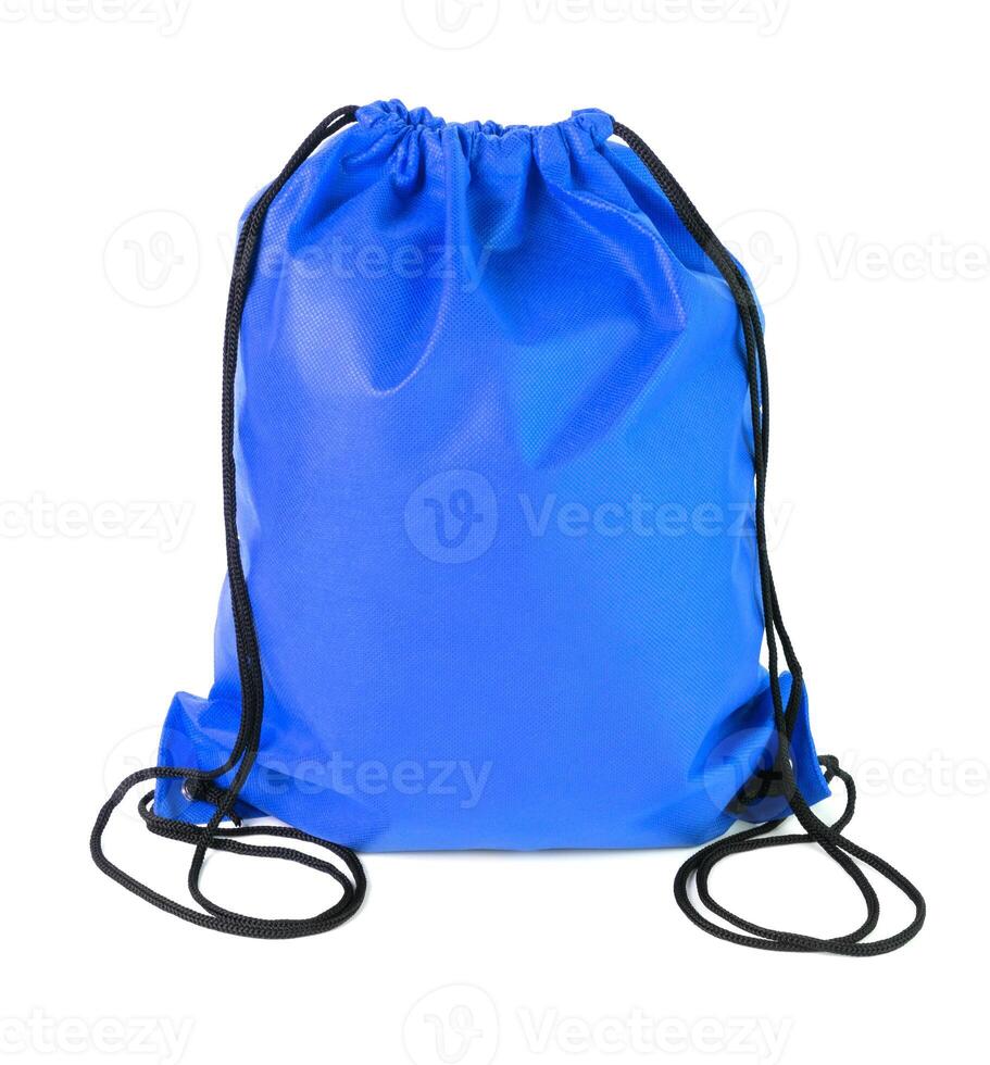 drawstring pack isolated photo