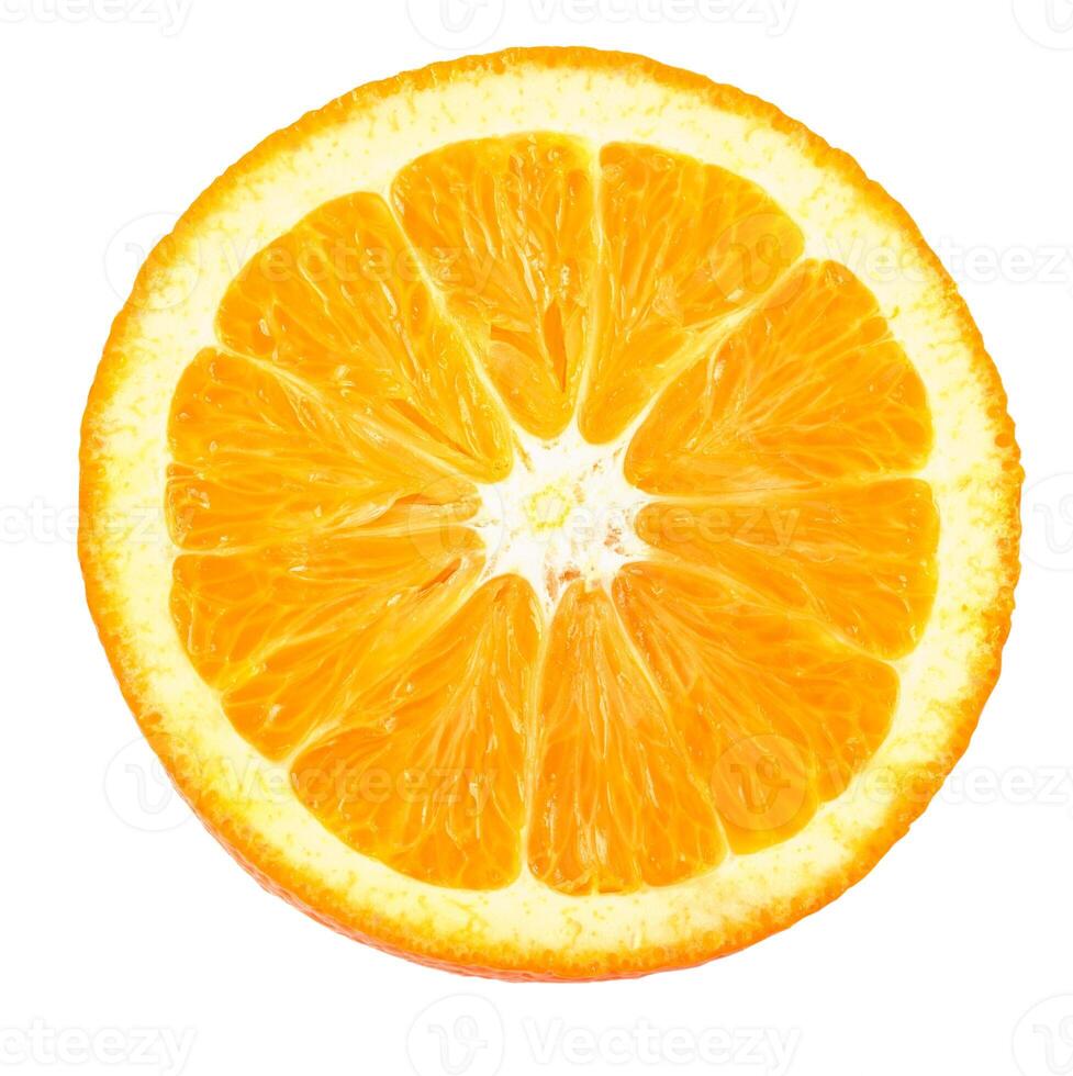 Slice of fresh orange photo