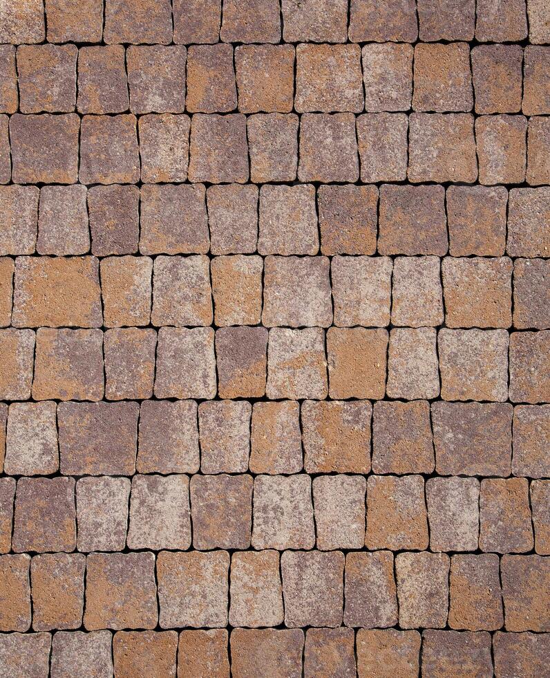 paving slabs in the form of squares photo