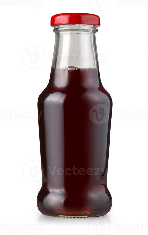 Bottle of juice isolated photo