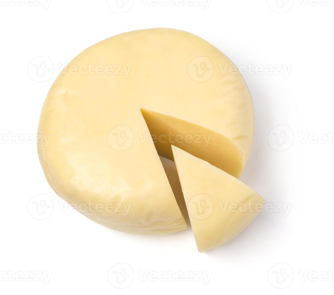 Cheese on white background isolated photo