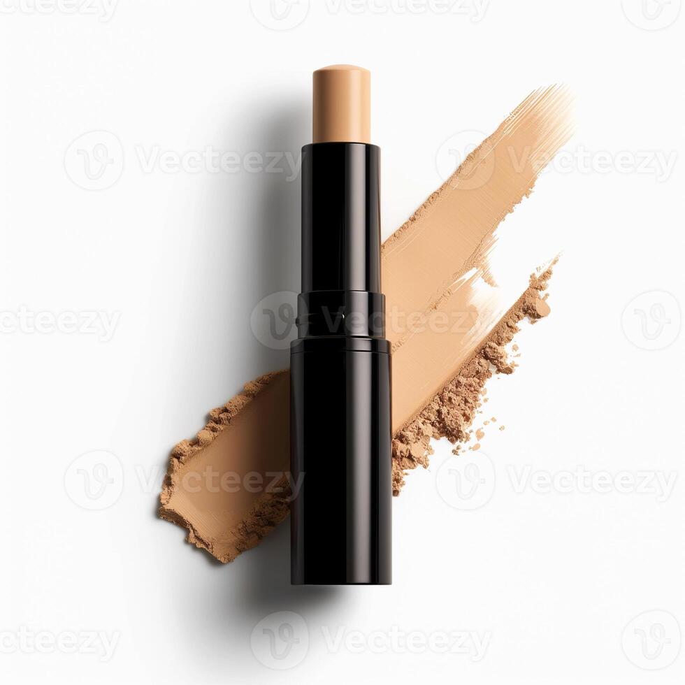 AI generated Stick Foundation and Powder Isolated Display photo