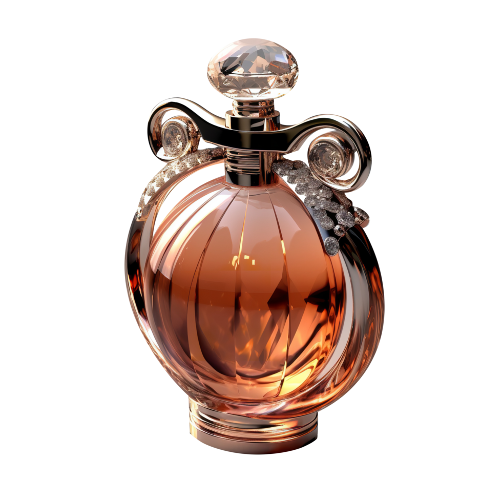 Perfume bottles isolated on background png