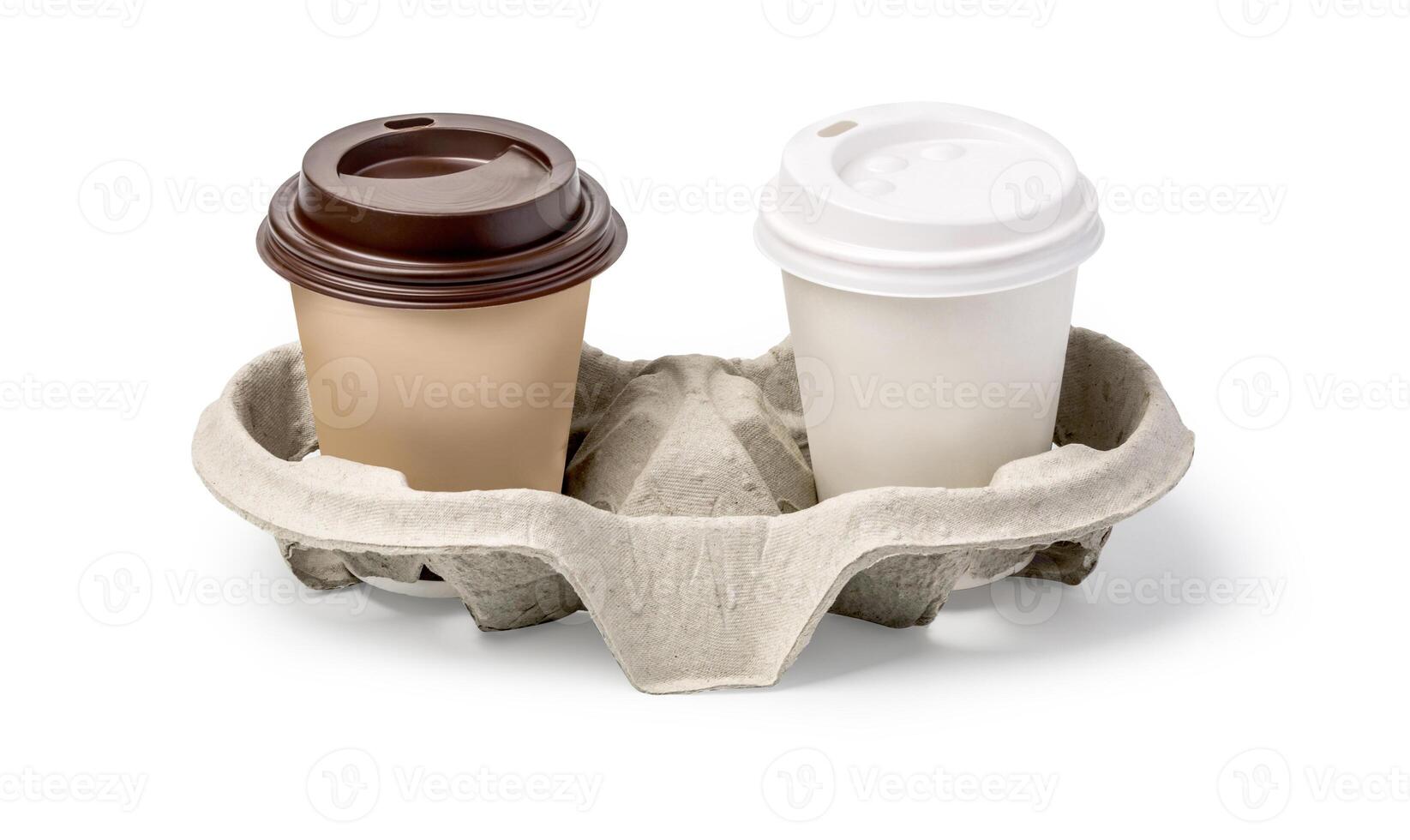 take-away coffee tray photo