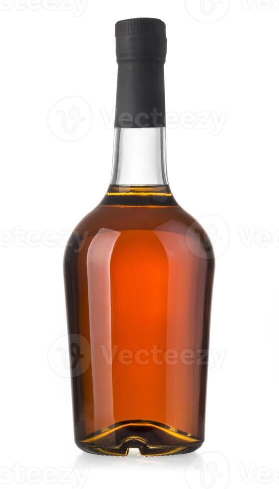 lleno whisky botella foto