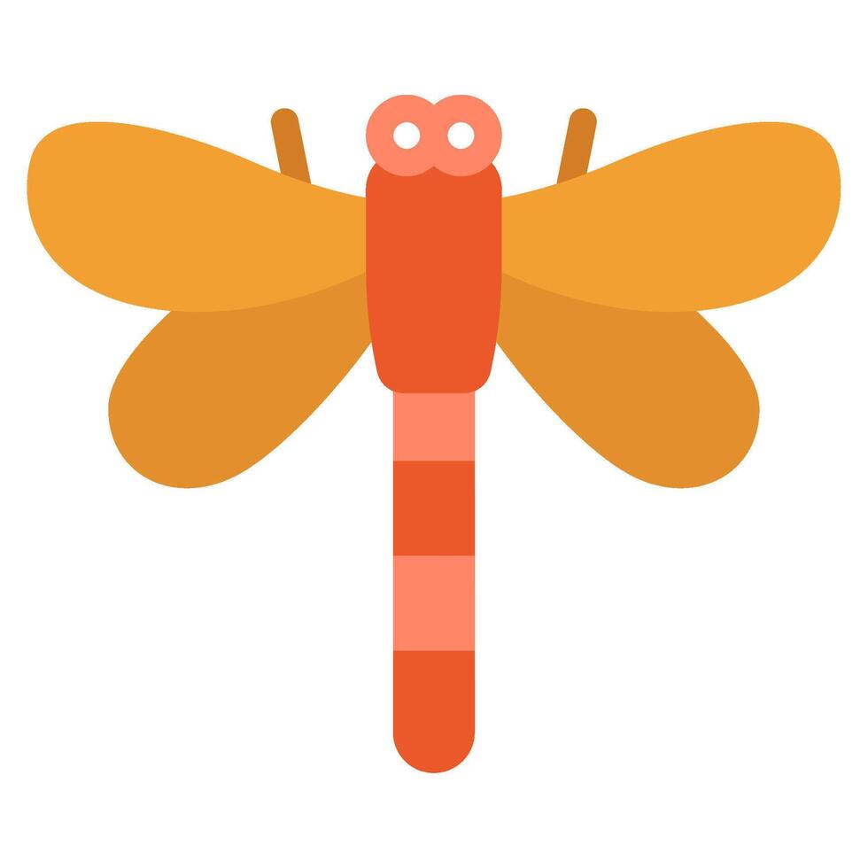Dragonfly Icon Spring, for uiux, web, app, infographic, etc vector
