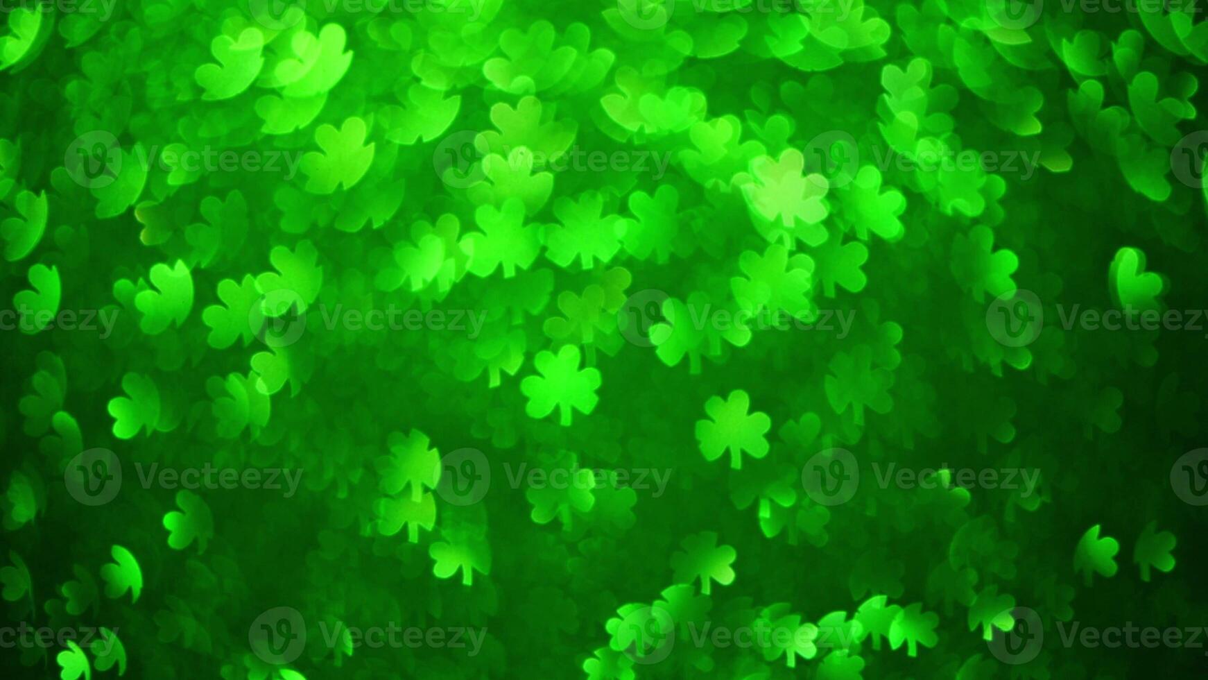 Abstract green background with clover highlights. Spring, summer background, st. Patricks day photo