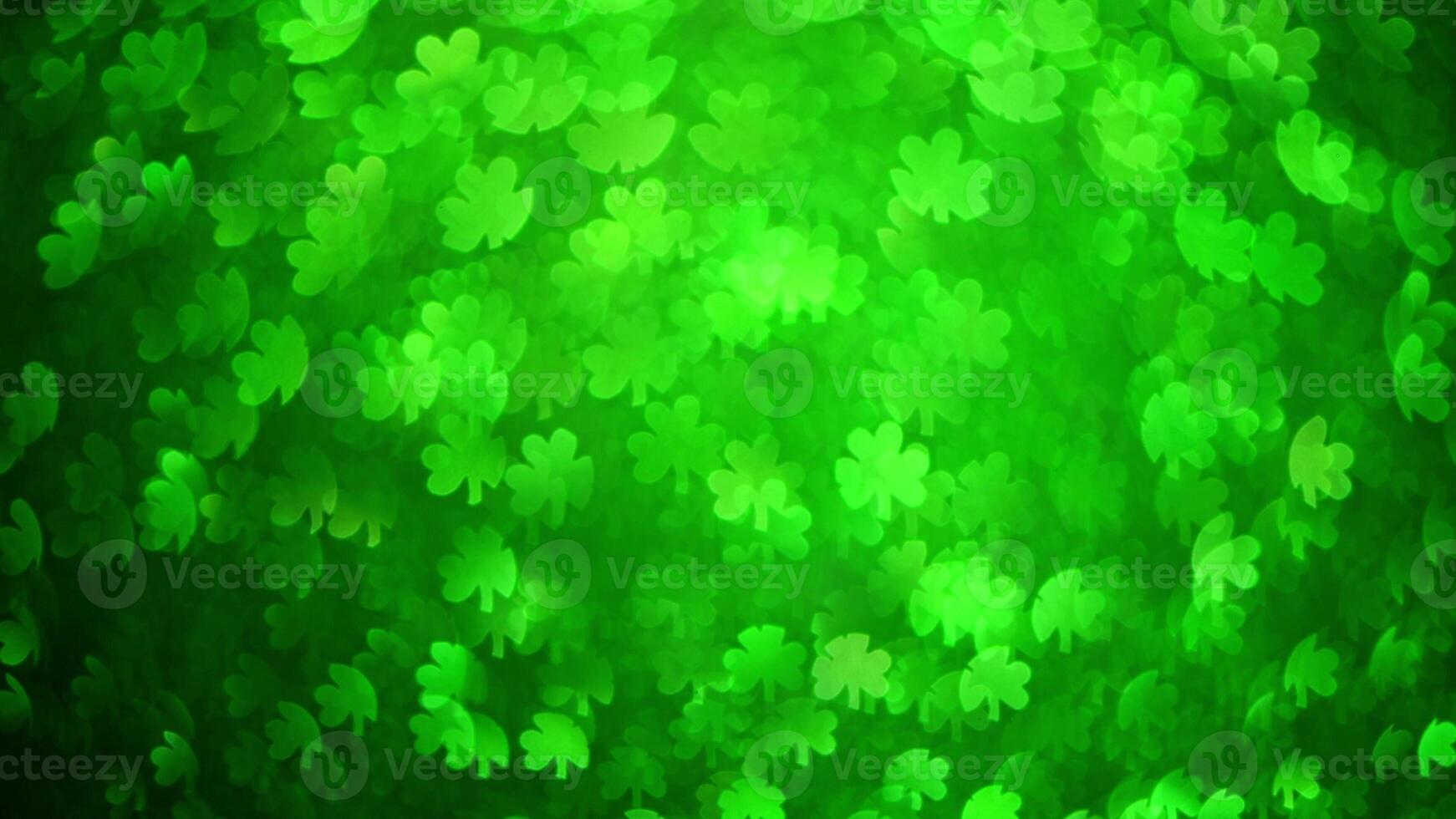 Abstract green background with clover highlights. Spring, summer background, st. Patricks day photo