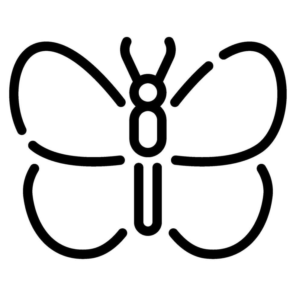 Butterfly Icon Spring, for uiux, web, app, infographic, etc vector