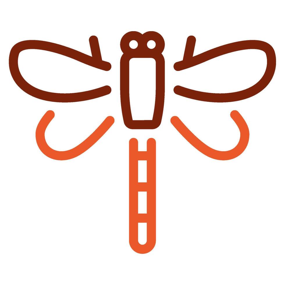 Dragonfly Icon Spring, for uiux, web, app, infographic, etc vector