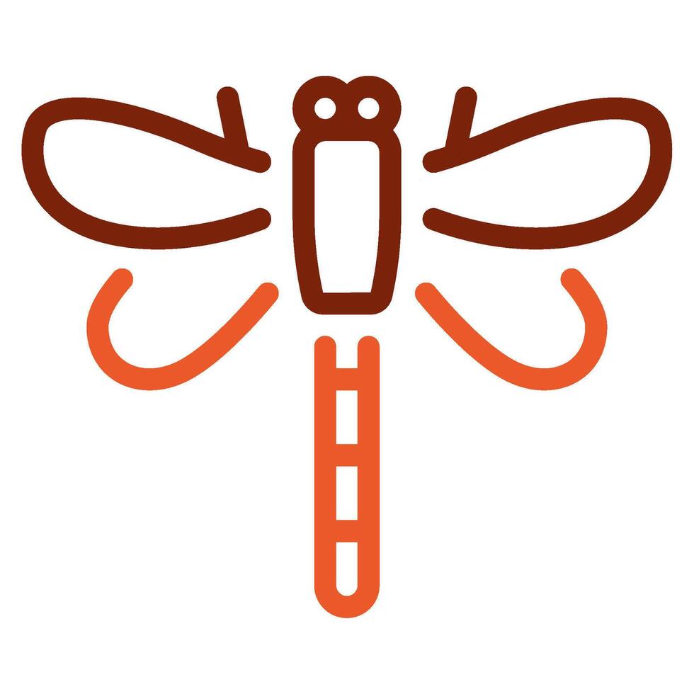 Dragonfly Icon Spring, for uiux, web, app, infographic, etc vector