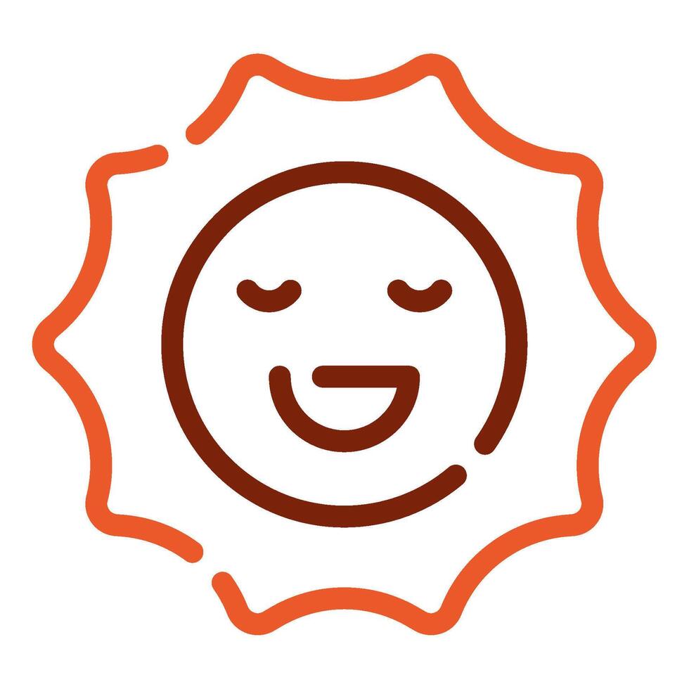 Sunshine Icon Spring, for uiux, web, app, infographic, etc vector