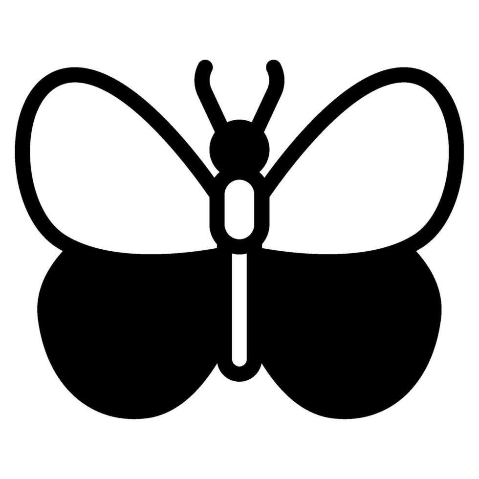 Butterfly Icon Spring, for uiux, web, app, infographic, etc vector