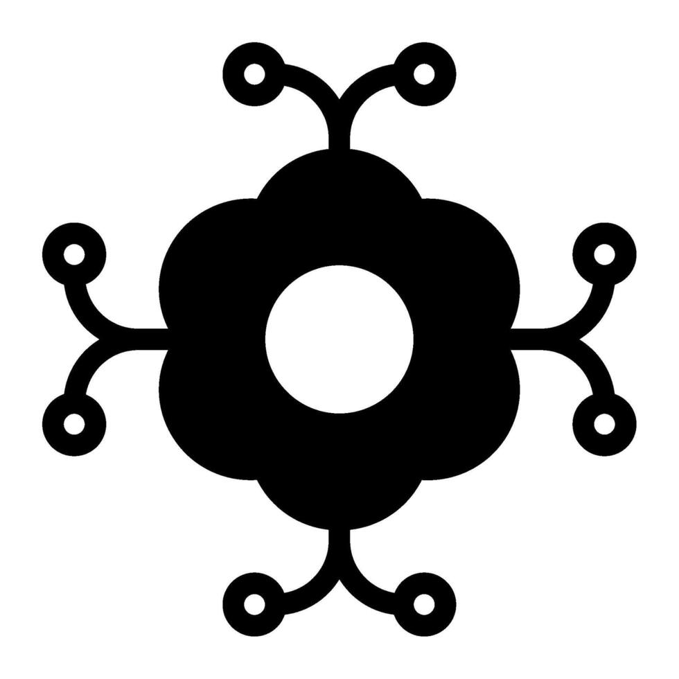 Floral Wreath Icon Spring, for uiux, web, app, infographic, etc vector