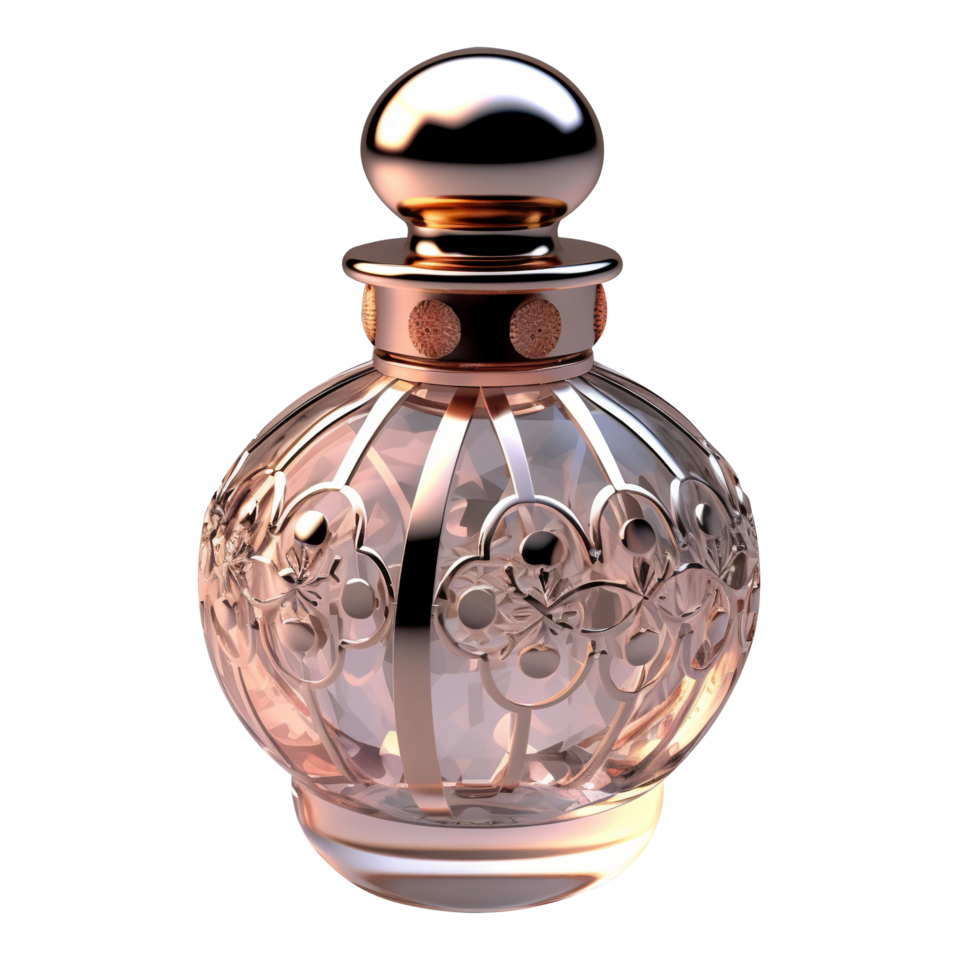 Perfume bottles isolated on background png