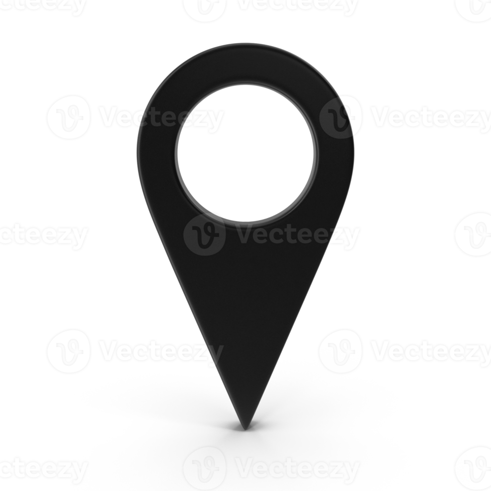 3D PNG Map Pointer, Location Map Icon, Black Texture, Black location pin or navigation, Web location point, pointer, Grey Pointer Icon, Location symbol. GPS, travel, navigation, place position