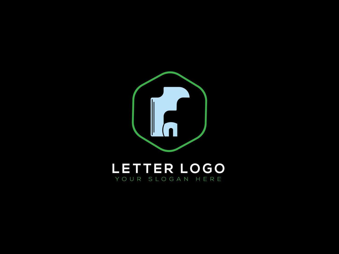 F N letter logo design vector