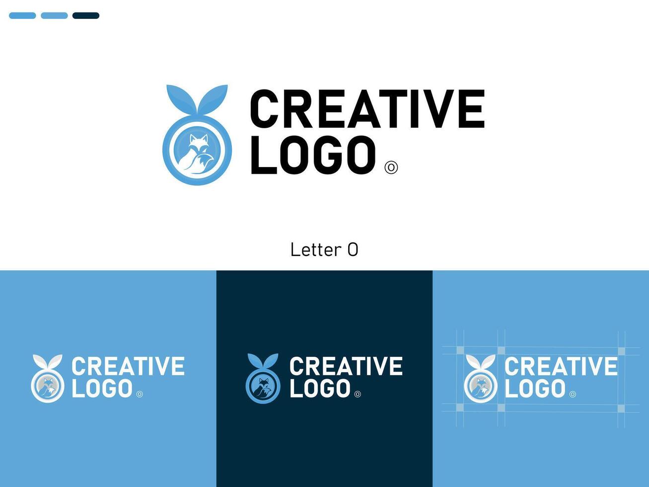 Alphabet letter icon logo o vector