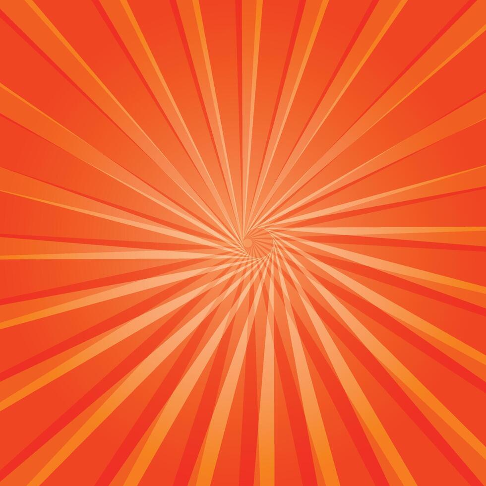 Red hot sun burst radiant abstract background design vector